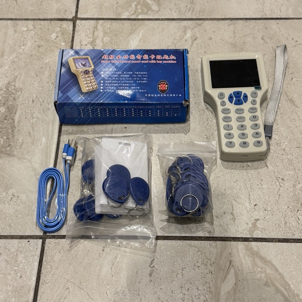 Super Full Featured Smart Card Machine With 10 Cards & 20 Tags